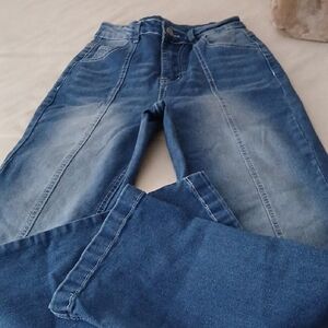 Classic Blue Women's Jeans Boot Cut,flair Look